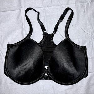 Sears Black Bra Front Fastening 40DD